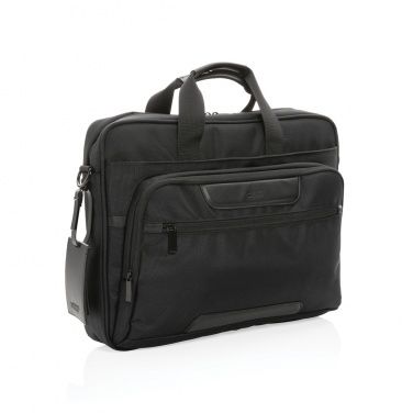 Logotrade advertising products photo of: Swiss Peak AWARE™ RPET Voyager 15.6" laptop bag