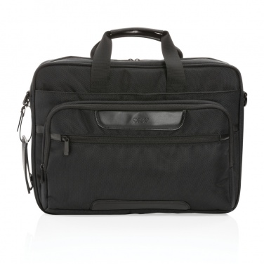 Logotrade advertising products photo of: Swiss Peak AWARE™ RPET Voyager 15.6" laptop bag