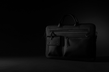 Logotrade business gifts photo of: Swiss Peak GRS recycled PU 14 inch laptop bag