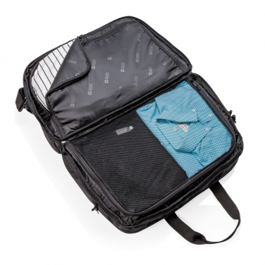Logotrade promotional gift image of: Swiss Peak RFID duffle with suitcase opening