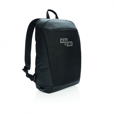 Logo trade corporate gift photo of: Madrid anti-theft RFID USB laptop backpack PVC free