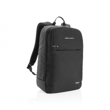 Logo trade promotional merchandise picture of: Swiss Peak laptop backpack with UV-C steriliser pocket