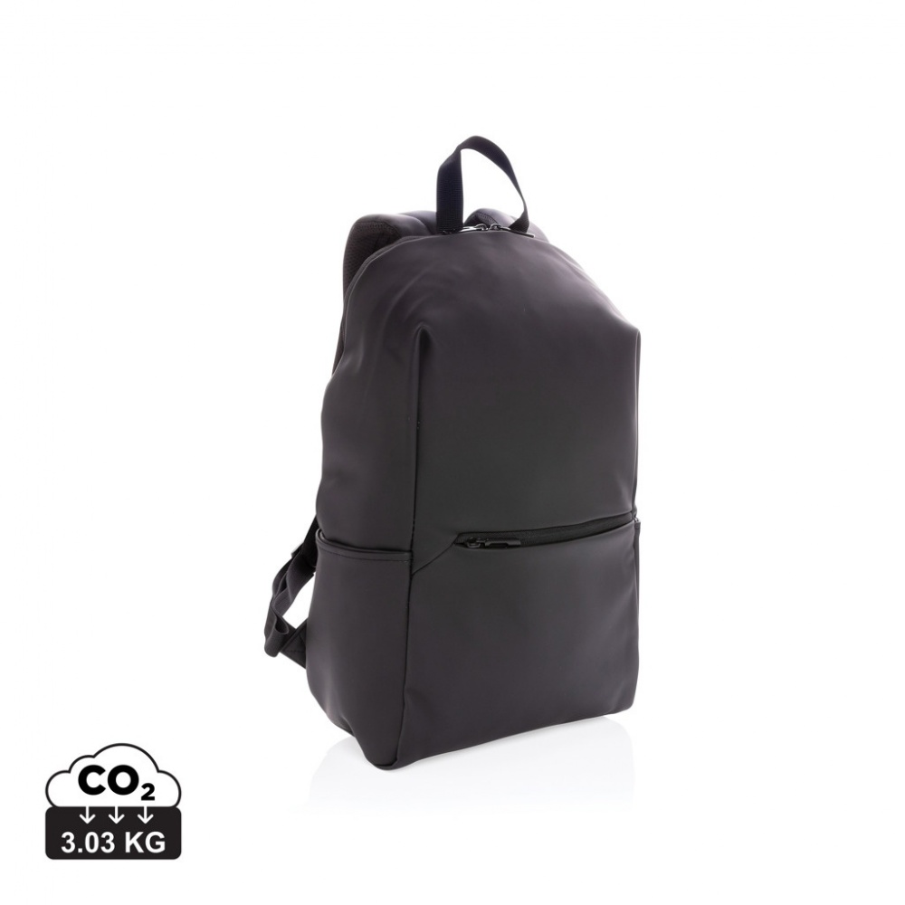 Logotrade promotional product image of: Smooth PU 15.6"laptop backpack