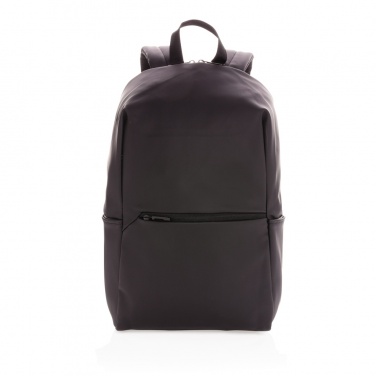 Logo trade promotional gift photo of: Smooth PU 15.6"laptop backpack