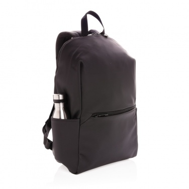 Logotrade business gift image of: Smooth PU 15.6"laptop backpack