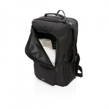 Logo trade business gift photo of: Swiss peak convertible travel backpack PVC free