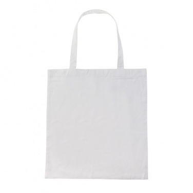 Logo trade business gifts image of: Impact AWARE™ Recycled cotton tote 145g