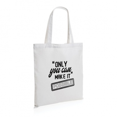 Logo trade promotional item photo of: Impact AWARE™ Recycled cotton tote 145g