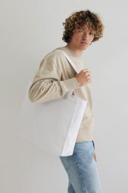 Logo trade promotional giveaways picture of: Impact AWARE™ Recycled cotton shopper 145g