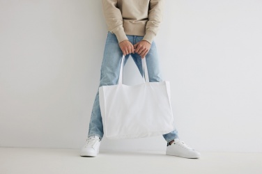 Logotrade promotional giveaways photo of: Impact AWARE™ Recycled cotton shopper 145g