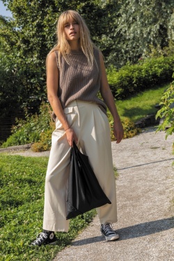 Logo trade business gift photo of: Impact AWARE™ RPET 190T foldable shopper