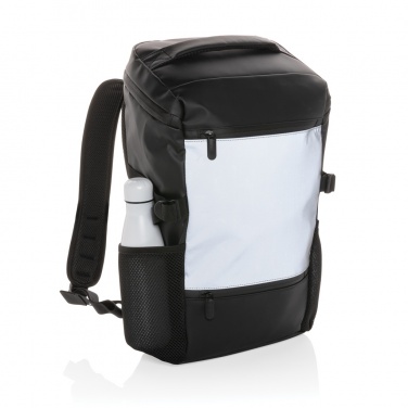 Logo trade advertising products picture of: PU high visibility easy access 15.6" laptop backpack