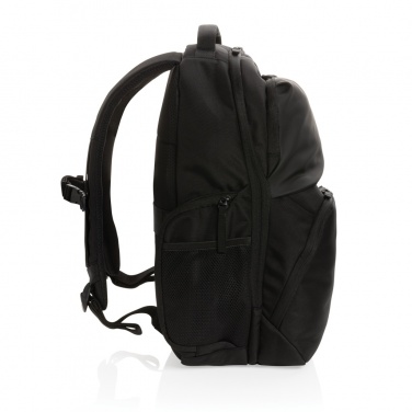 Logo trade corporate gifts image of: Swiss Peak AWARE™ RPET 15.6 inch commuter backpack