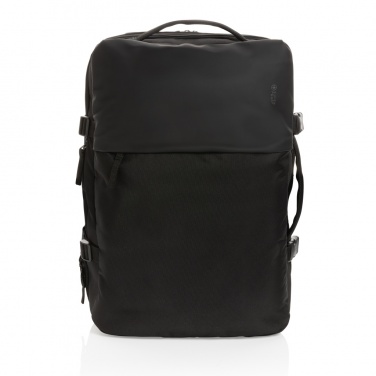 Logotrade promotional giveaway image of: Swiss Peak AWARE™ RPET 15.6' expandable weekend backpack