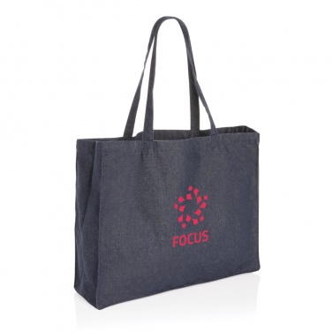 Logo trade promotional gifts image of: Impact AWARE™ recycled denim shopper