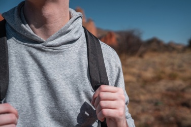 Logo trade promotional products image of: Swiss Peak AWARE™ easy access 15.6'' laptop backpack