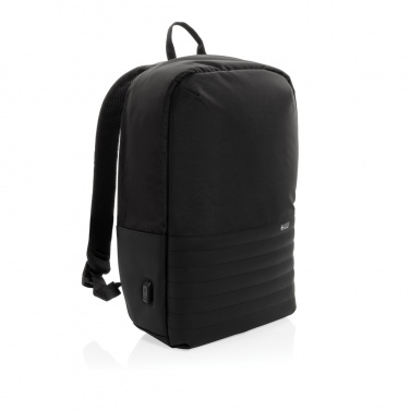 Logotrade promotional gift image of: Swiss Peak AWARE™ RFID anti-theft 15.6'' laptop backpack