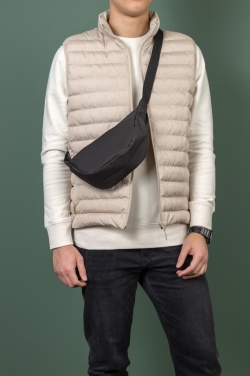 Logo trade corporate gifts picture of: Crescent AWARE™ RPET half moon sling bag