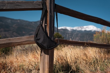 Logo trade advertising products picture of: Crescent AWARE™ RPET half moon sling bag