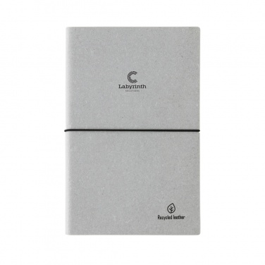 Logotrade promotional merchandise image of: A5 recycled leather notebook