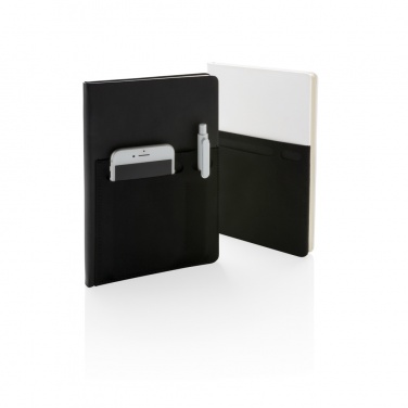 Logotrade promotional merchandise photo of: A5 Deluxe notebook with smart pockets
