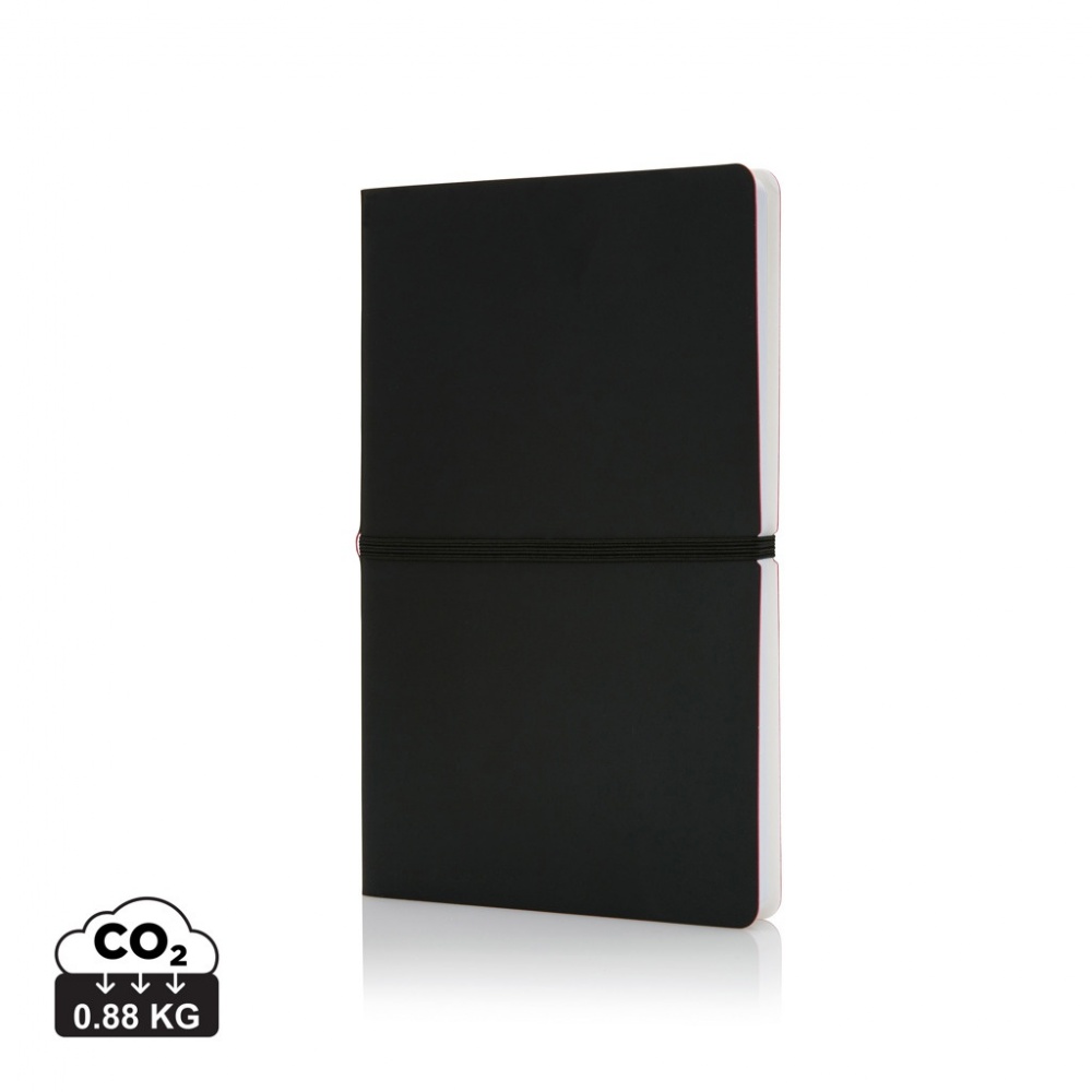 Logotrade advertising product image of: Deluxe softcover A5 notebook
