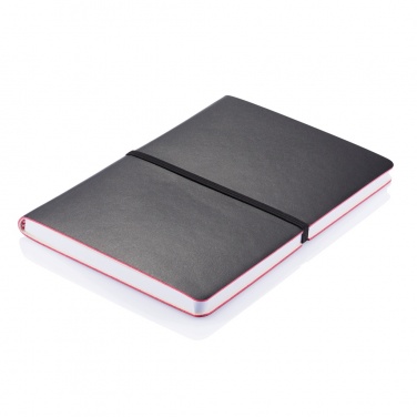 Logotrade promotional gift image of: Deluxe softcover A5 notebook
