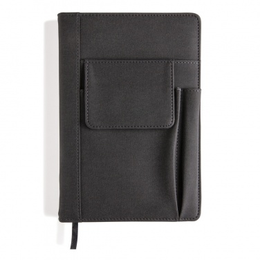 Logo trade corporate gifts picture of: Notebook with phone pocket