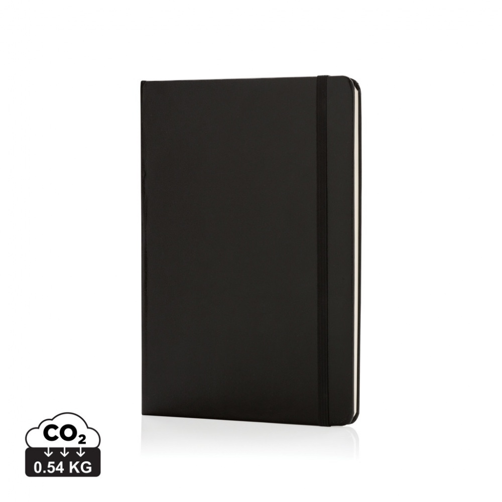 Logo trade promotional merchandise image of: Classic hardcover notebook A5