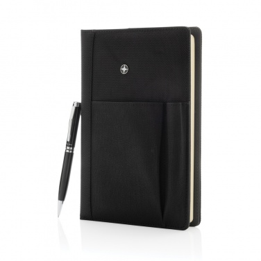 Logotrade promotional giveaways photo of: Refillable notebook and pen set