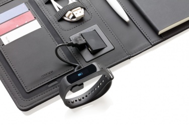 Logo trade promotional gifts picture of: Air 5W wireless charging notebook cover A5