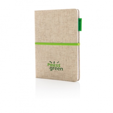 Logotrade promotional merchandise image of: A5 jute notebook