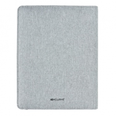 Logo trade promotional products picture of: Air 5W wireless charging notebook with 5000mAh powerbank