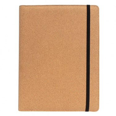 Logo trade corporate gifts picture of: Deluxe cork portfolio A4 with pen