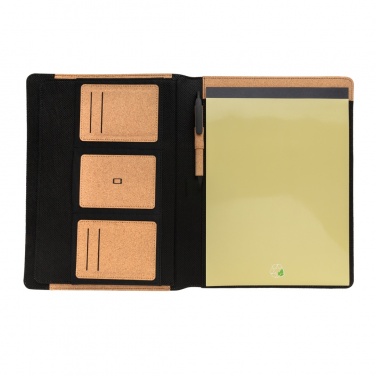 Logotrade promotional giveaway picture of: Deluxe cork portfolio A4 with pen