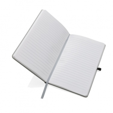 Logo trade promotional items picture of: Recycled leather hardcover notebook A5