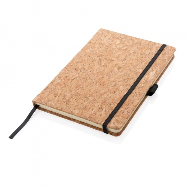 Logo trade promotional giveaways picture of: Cork hardcover notebook A5