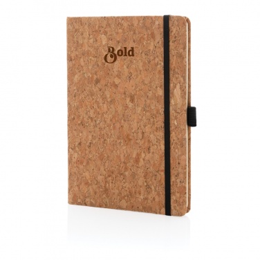 Logo trade corporate gift photo of: Cork hardcover notebook A5