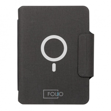 Logotrade promotional item picture of: Artic Magnetic 10W wireless charging A5 notebook