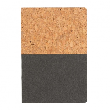 Logotrade corporate gift image of: A5 cork & kraft notebook