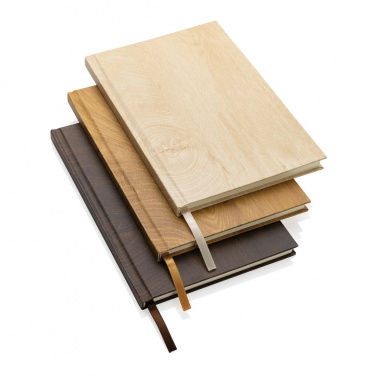 Logotrade promotional merchandise image of: Kavana wood print A5 notebook