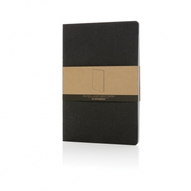 Logotrade promotional giveaway image of: Salton A5 GRS certified recycled paper notebook
