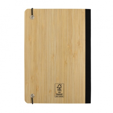 Logo trade advertising products picture of: Scribe bamboo A5 Notebook
