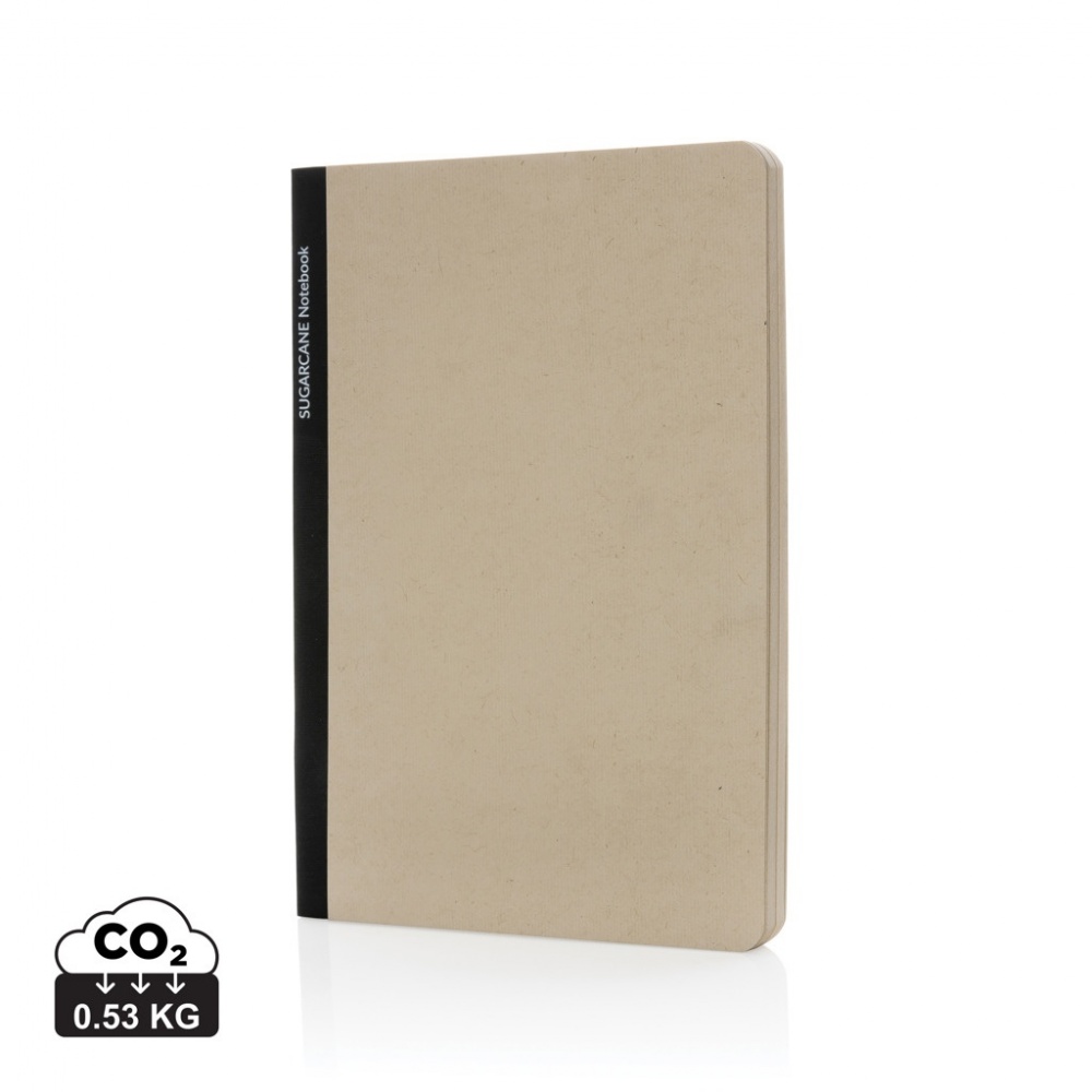 Logo trade promotional merchandise image of: Stylo Sugarcane paper A5 Notebook