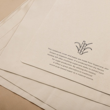 Logo trade promotional items image of: Stylo Sugarcane paper A5 Notebook