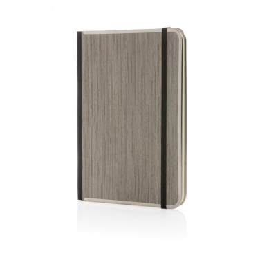 Logo trade promotional product photo of: Treeline A5 wooden cover deluxe notebook