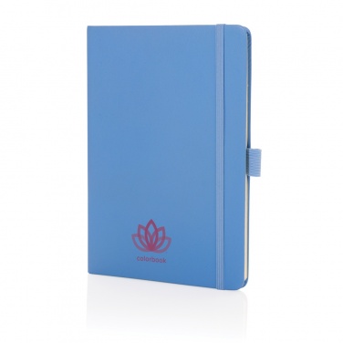 Logo trade promotional giveaway photo of: Sam A5 RCS certified bonded leather classic notebook