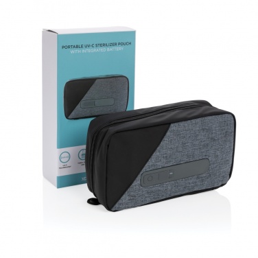 Logo trade business gift photo of: Portable UV-C steriliser pouch with integrated battery