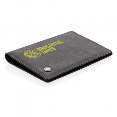 Logo trade corporate gift photo of: RFID anti-skimming passport holder