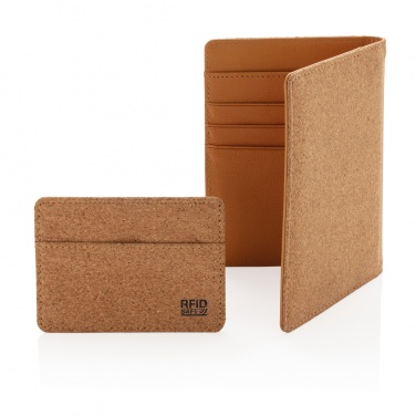 Logotrade promotional merchandise image of: Cork secure RFID passport cover